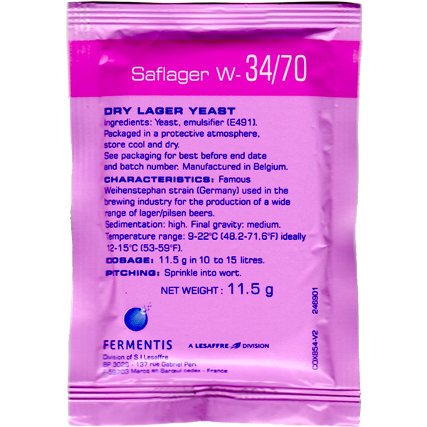 Saflager W-34/70 Yeast