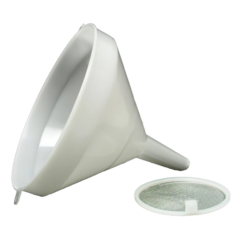 Funnel | Nylon with Strainer | 8"