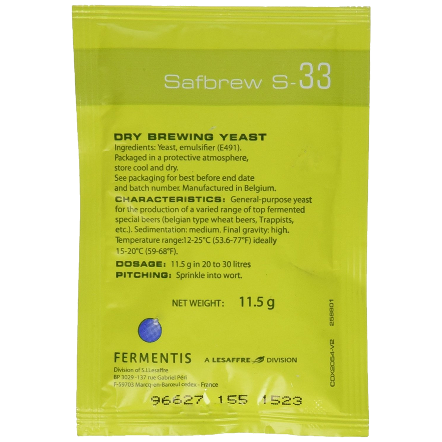Safbrew S-33 Yeast